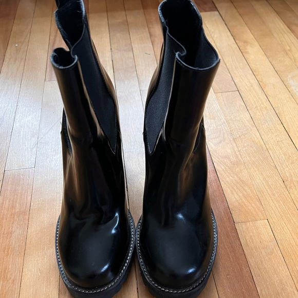 Jeffrey Campbell leather high heel winter booties - size 9 - Picture 2 of 4